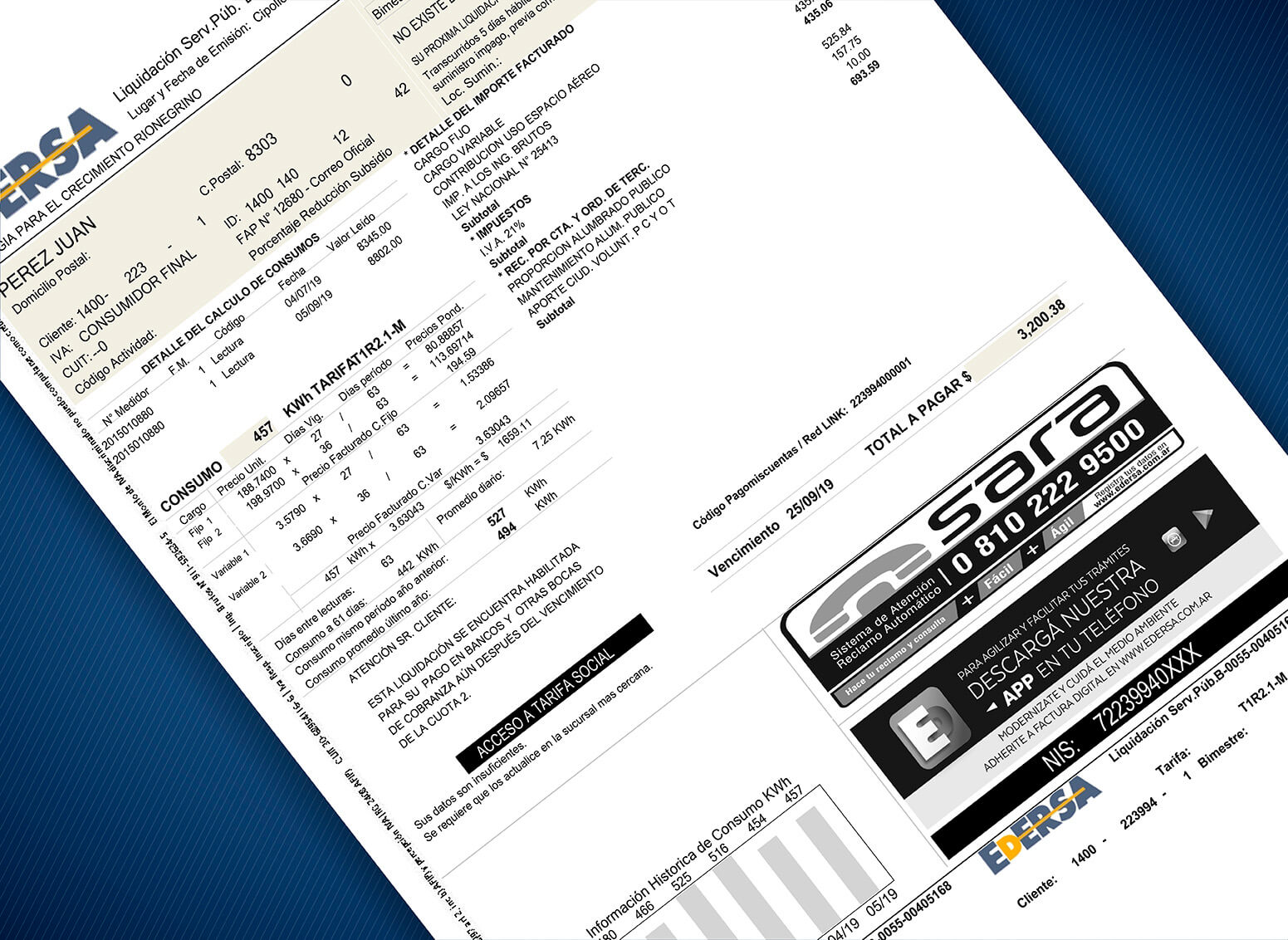 Buscan que las facturas de servicios públicos venzan después del día 10 de cada mes