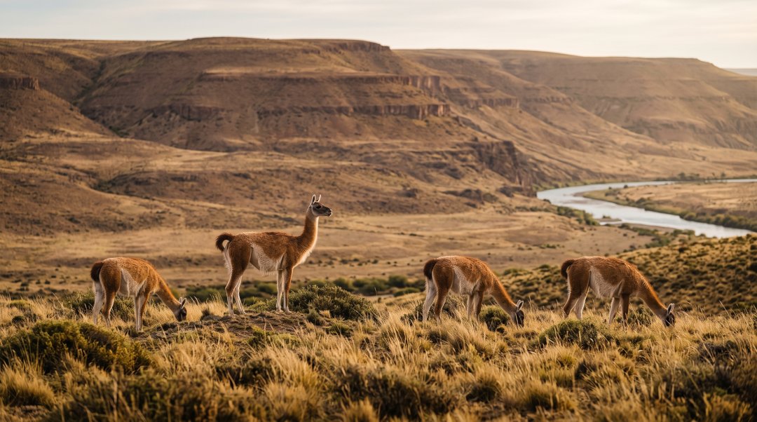 Piden declarar al guanaco especie protegida en Río Negro